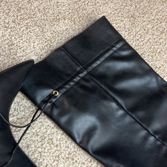 NIB Good American Carla Over-The-Knee Boot Black - Picture 6 of 9